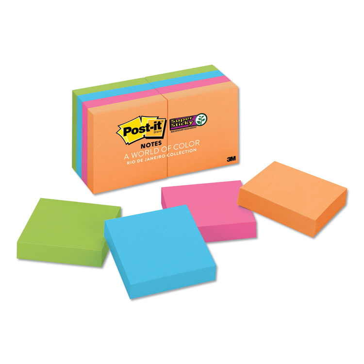Universal 10630 Perforated Writing Pad Letter Size Canary 12 50-Sheet Pads