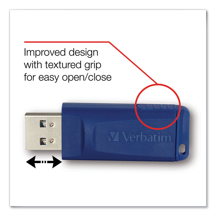 VER99812 | Verbatim® 99812 Store 'n' Go USB Flash Drive, 64 GB ...