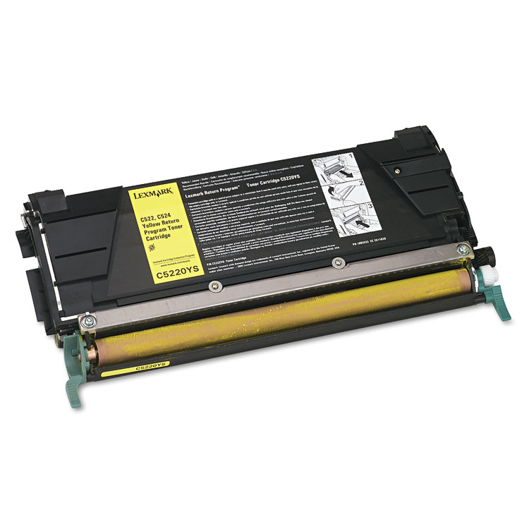 Picture of C5220YS Toner, 3000 Page-Yield, Yellow