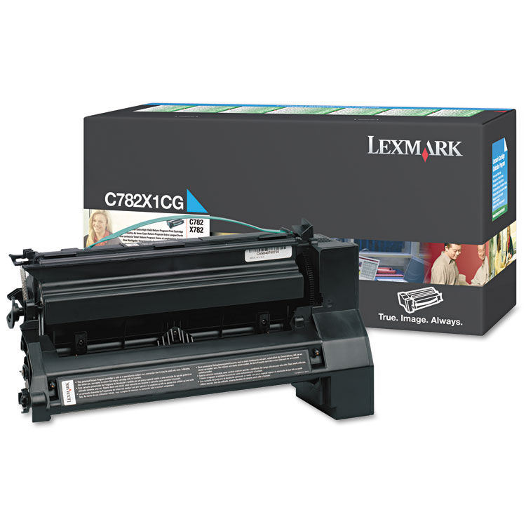 Picture of C782X1CG Extra High-Yield Toner, 15000 Page-Yield, Cyan