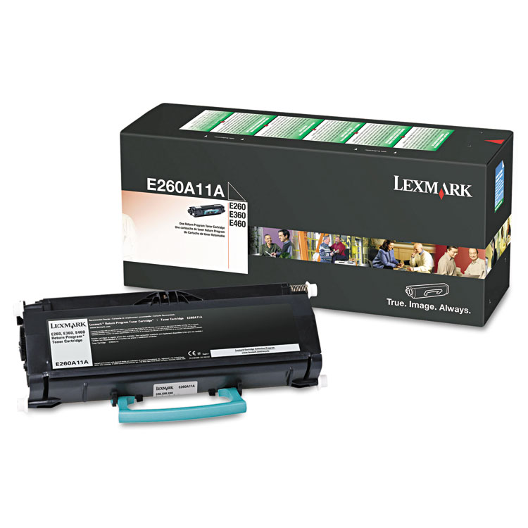 Picture of E260A11A Toner, 3500 Page-Yield, Black