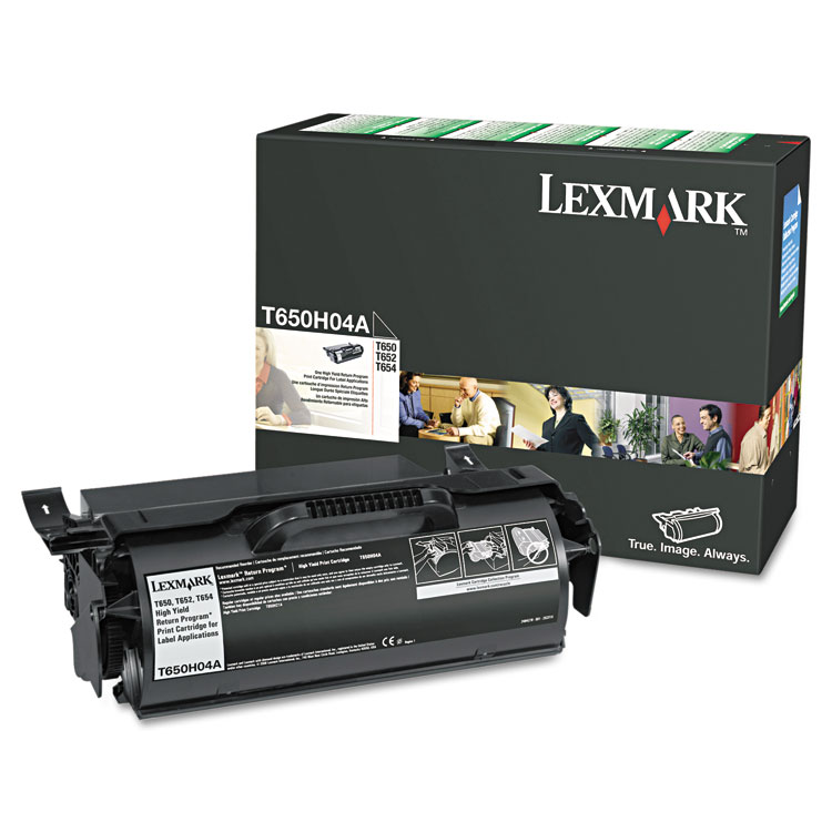 Picture of T650H04A High-Yield Toner, 25000 Page-Yield, Black