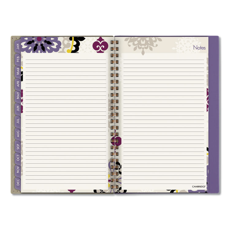 Vienna Weekly/Monthly Appointment Book, 4 7/8 x 8, Purple, 2019