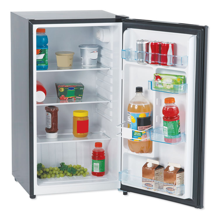 Alera 1.6 Cu. Ft. Refrigerator with Chiller Compartment, Black RF616B 