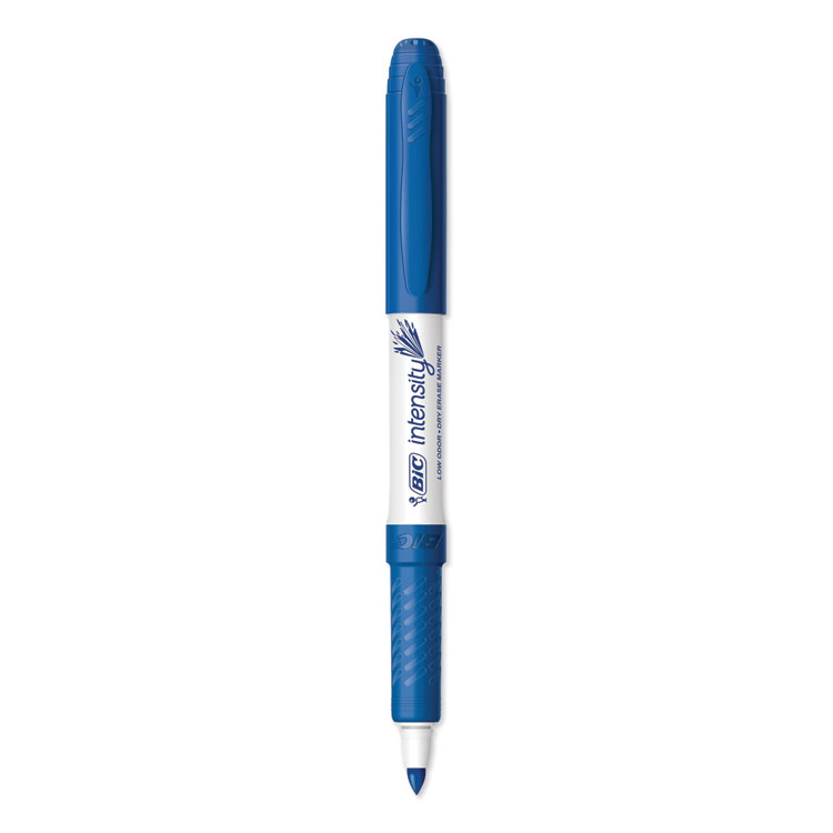 Vis-a-Vis Wet Erase Marker, Fine Bullet Tip, Blue, Dozen