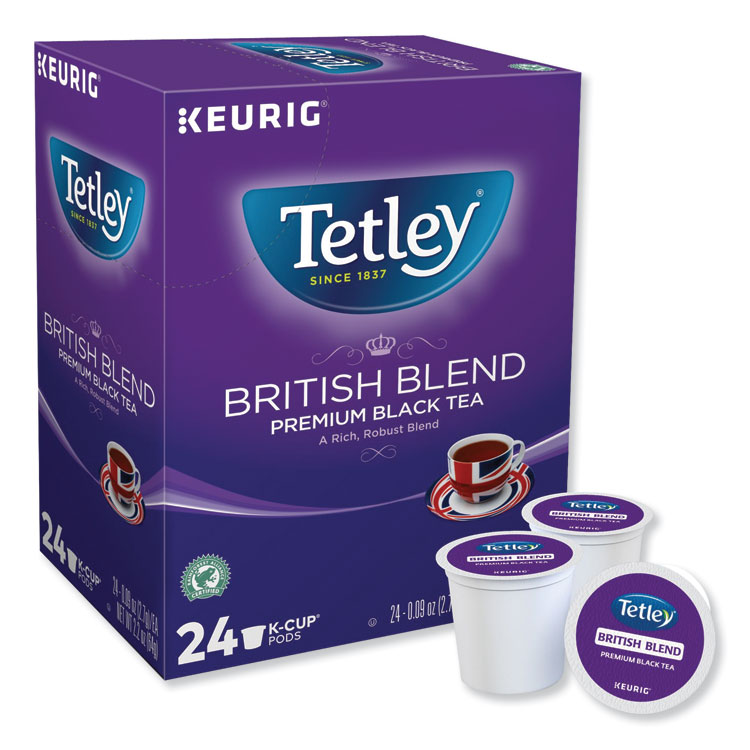 [GMT6855 Tetley® 6855 British Blend Tea KCups HILL & MARKES