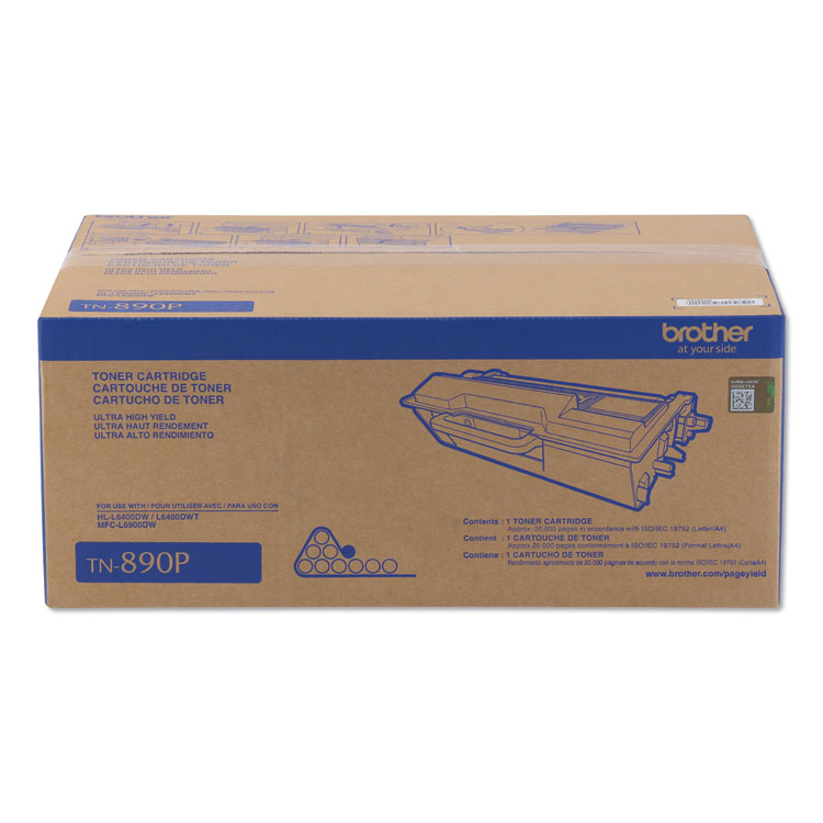 TN890P Ultra High-Yield Toner, 20,000 Page-Yield, Black, For Managed Print Dealers