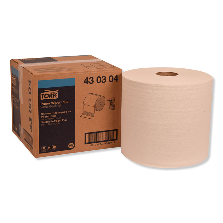 Paper Wiper Plus, 11.1 x 12, White, 800/Roll