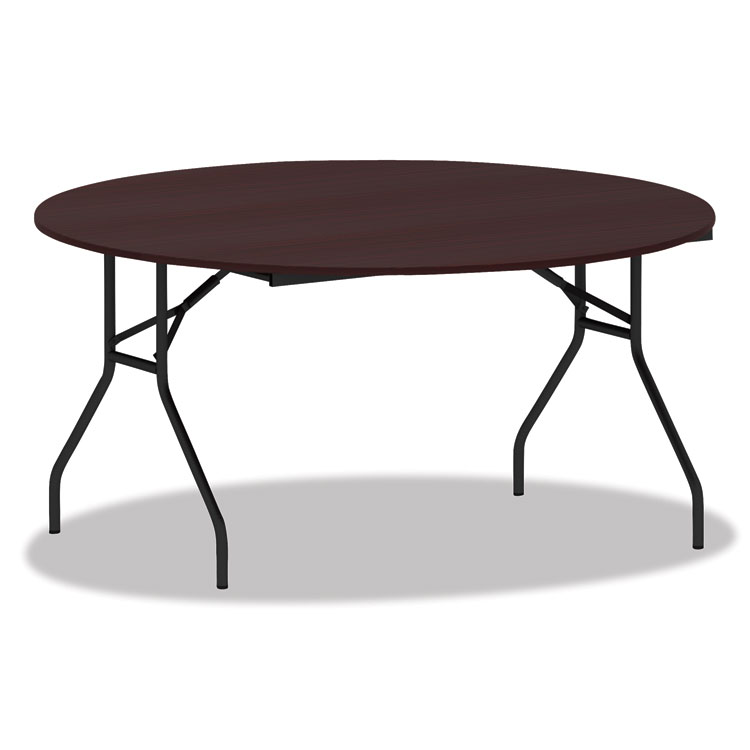 Alera Wood Folding Table 60w x 18d x 29h Black FT726018BK 