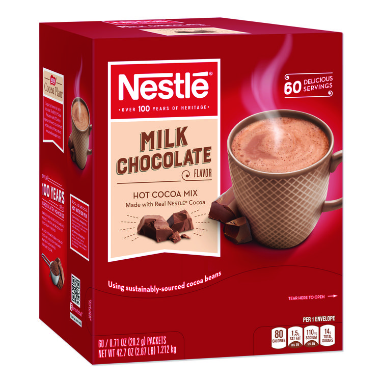 NES26791 | Nestlé® 26791 Hot Cocoa Mix, Milk Chocolate, 0.71 oz Packet ...