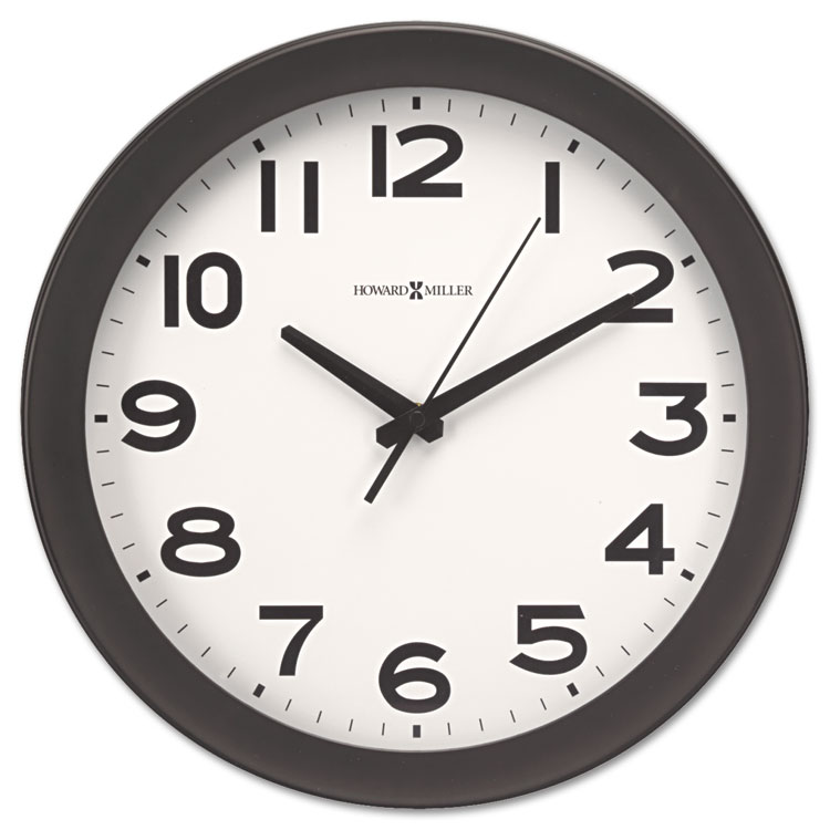 Picture of Kenwick Wall Clock, 13-1/2", Black