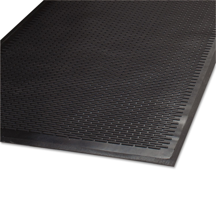 Picture of Clean Step Outdoor Rubber Scraper Mat, Polypropylene, 36 x 60, Black
