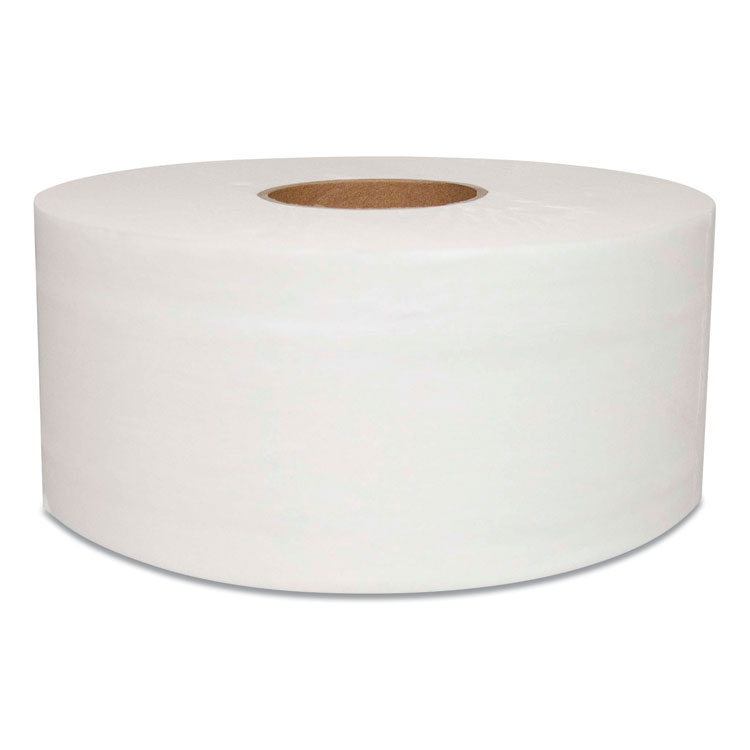 Morsoft Millennium Jumbo Bath Tissue, Septic Safe, 2-Ply, White, 750 ft, 12 Rolls/Carton