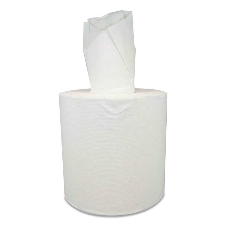 MORSOFT CENTER-PULL ROLL TOWELS, 2-PLY, 8" DIA., 500 SHEETS/ROLL, 6 ROLLS/CARTON