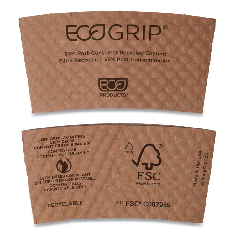 50/Pack ECOEPBHC10WAPK Eco-Products World Art Renewable