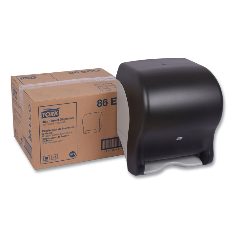 HAND TOWEL DISPENSER, ELECTRONIC, 11.78 X 9.12 X 14.39, TRANSLUCENT SMOKE