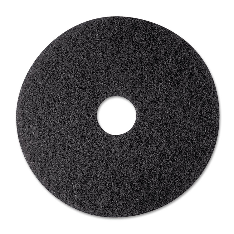 Picture of Low-Speed Stripper Floor Pad 7200, 12" Diameter, Black, 5/Carton