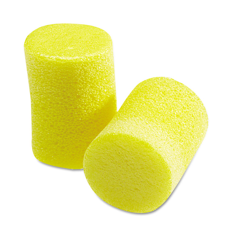 Picture of E·A·R Classic Earplugs, Pillow Paks, Uncorded, Foam, Yellow, 30 Pairs