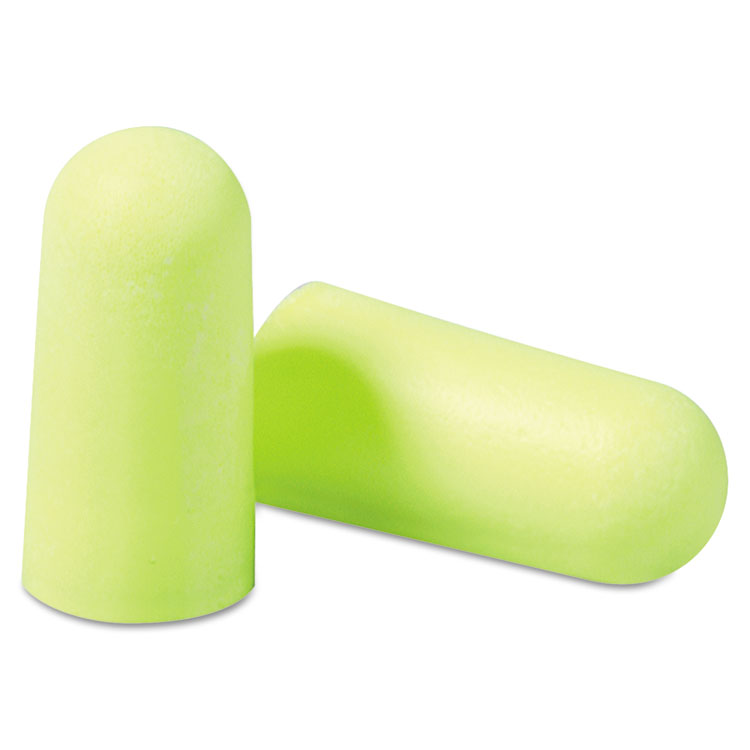 Picture of E·A·Rsoft Yellow Neon Soft Foam Earplugs, Uncorded, Regular Size, 200 Pairs