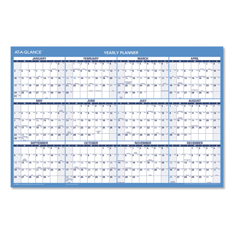 22 X 29 2021 PM9-28 At-A-Glance Two-Month Wall Calendar 