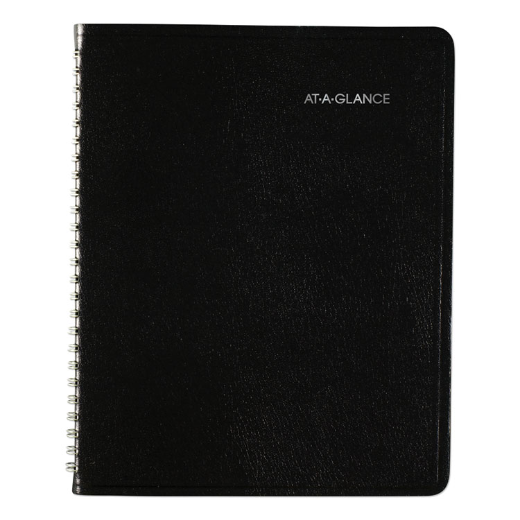 AAGG53500 | AT-A-GLANCE® Appointment Book, 8.75 x 7, Black Cover, 12-Month (Jan to Dec): 2023 | HILL & MARKES