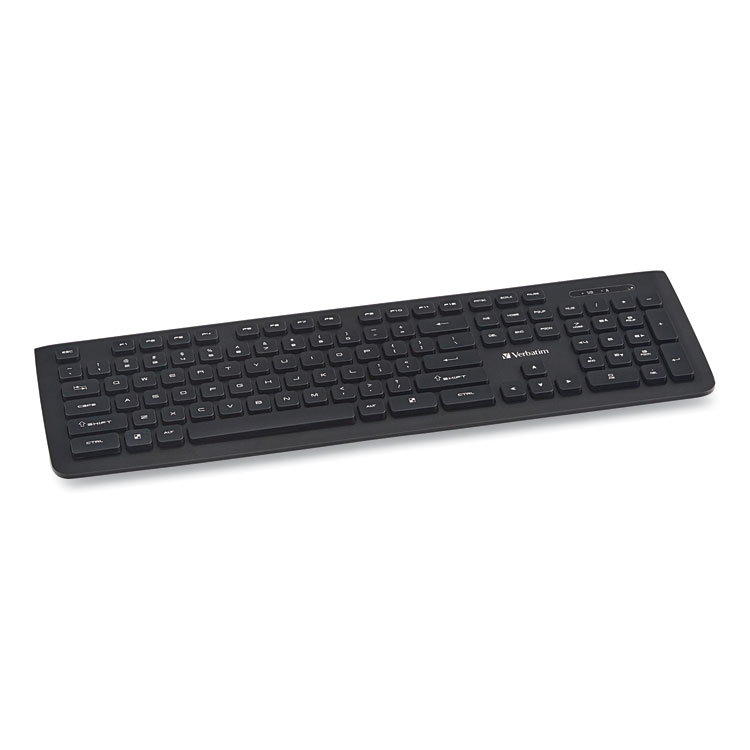 Wireless Slim Keyboard, 103 Keys, Black - Ver99793-es