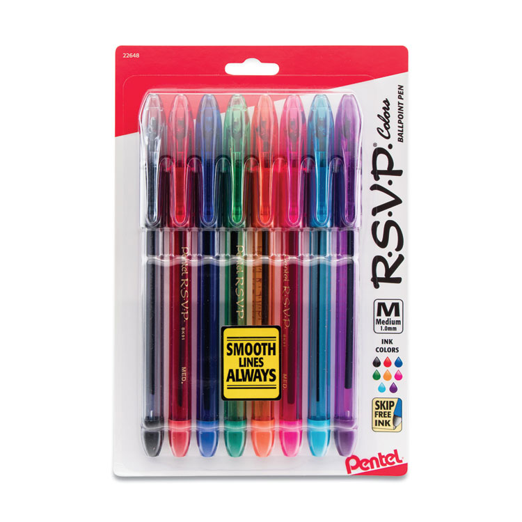 BICSCSM361AST, BIC® SCSM361AST Soft Feel Ballpoint Pen Value Pack,  Retractable, Medium 1 mm, Assorted Ink and Barrel Colors, 36/Pack