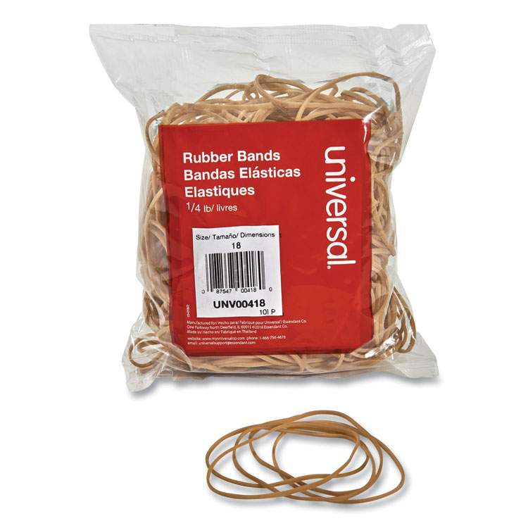 80 per Pack Universal 00464 64-Size Rubber Bands 80 Pack Total 6400 Bands 