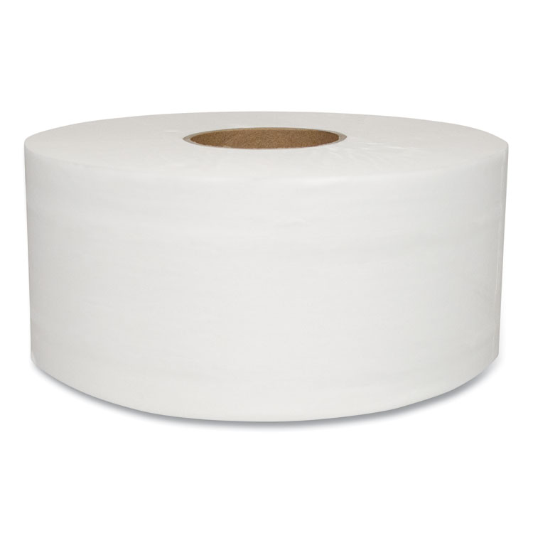 JUMBO BATH TISSUE, SEPTIC SAFE, 2-PLY, WHITE, 750 FT, 12 ROLLS/CARTON