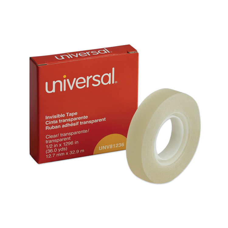 3M Highland 6200 Invisible Tape 12 x 1296 Clear Pack Of 12
