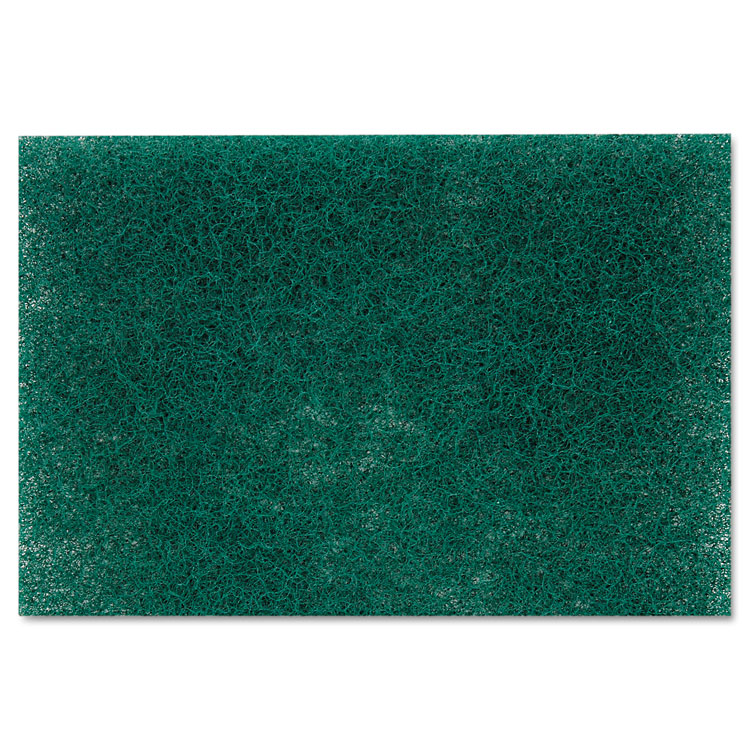Picture of Commercial Heavy Duty Scouring Pad 86, 6" X 9", Green, 12/pack, 3 Packs/carton