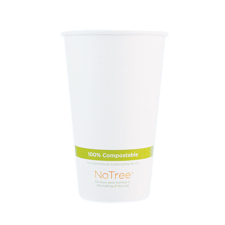 World Centric - Compostable Plastic Cold Cups, 12 Ounce - 100 Count