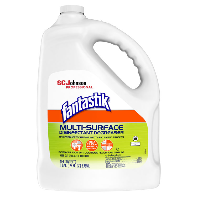 MULTI-SURFACE DISINFECTANT DEGREASER, PLEASANT SCENT, 1 GALLON BOTTLE, 4/CARTON