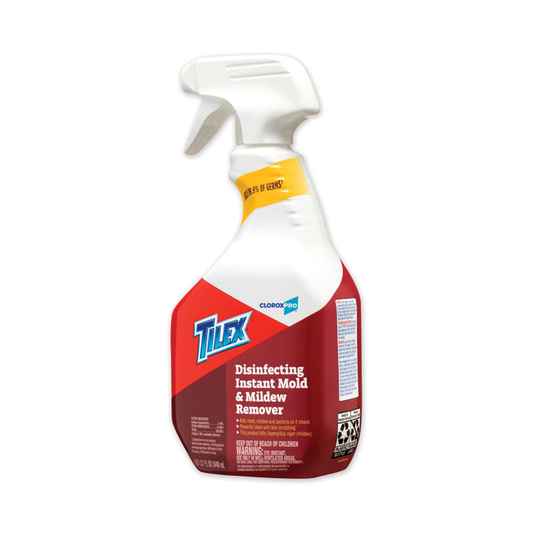 Lysol Mold And Mildew Remover With Bleach, Ready To Use, 32 Oz Spray Bottle  - RAC78915EA