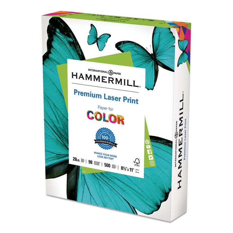 HP Papers | 8.5 x 11 Paper | Premium 32 lb | 1 Ream - 250 Sheets | 100  Bright | Made in USA - FSC Certified | 113500R