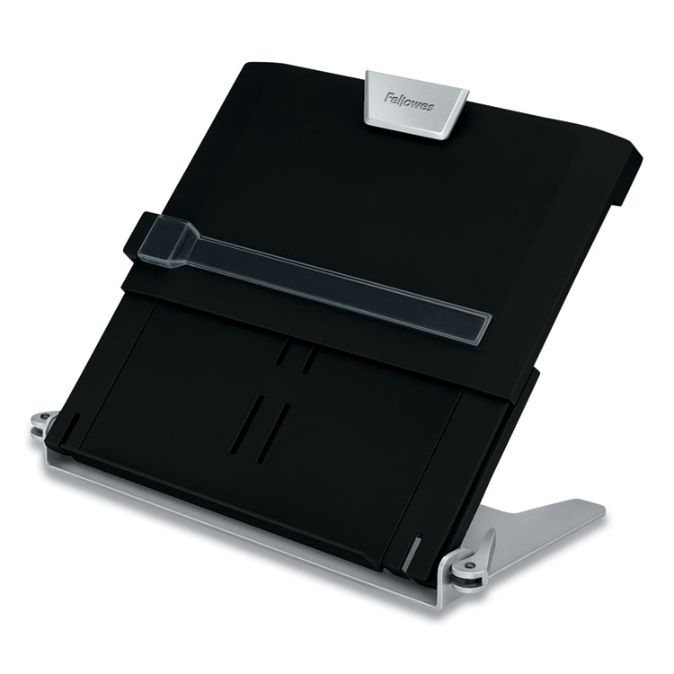 3M™ Adjustable In-Line Document Holder with Elastic Line Guide, Black,  DH640