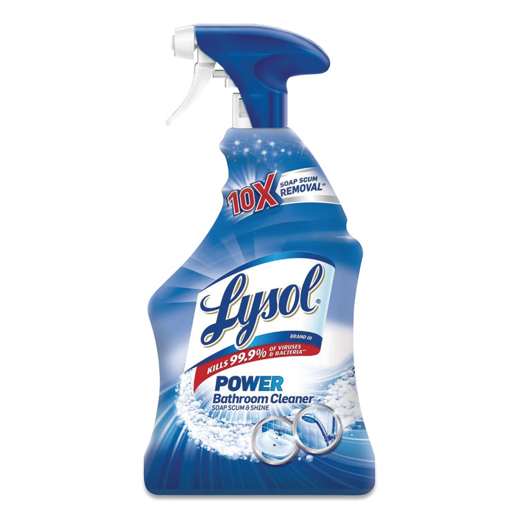 DISINFECTANT BATHROOM CLEANERS, LIQUID, ISLAND BREEZE, 22 OZ TRIGGER SPRAY BOTTLE, 6/CARTON