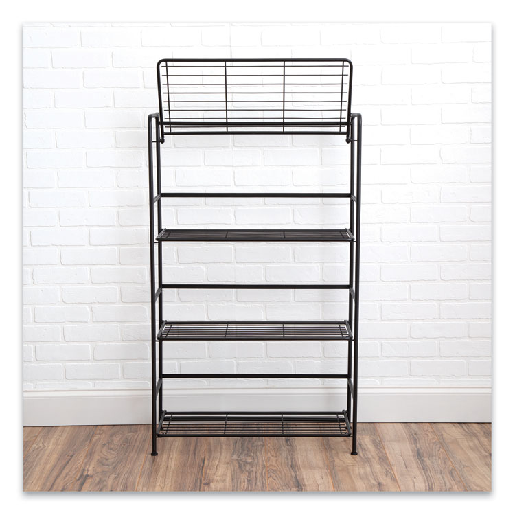AVT38701 | Advantus 38701 FlipShelf Four-Shelf Unit, 26.5w x 12d x 43h ...
