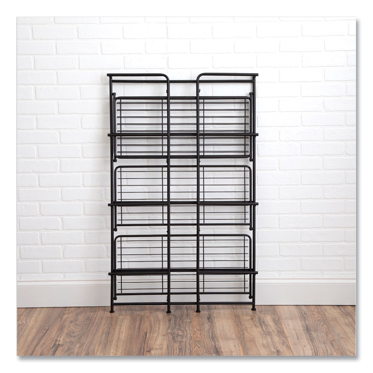 AVT38701 | Advantus 38701 FlipShelf Four-Shelf Unit, 26.5w x 12d x 43h ...
