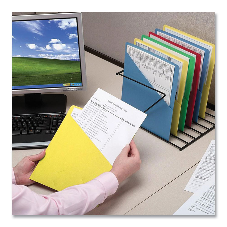 File Jackets, Letter Size, Yellow, 25/Pack SMD879306ES