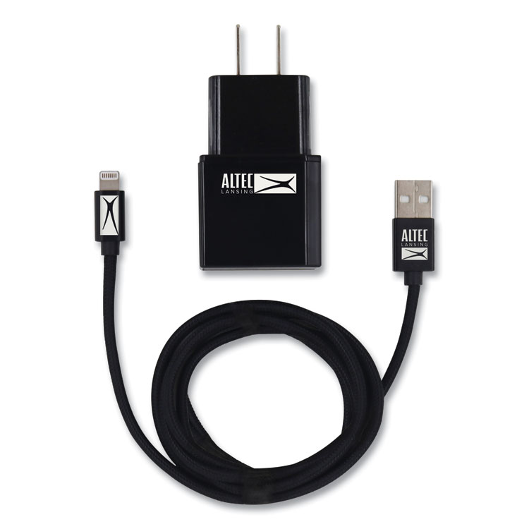 Altec Lansing 6-Foot Lightning Fabric Cable White