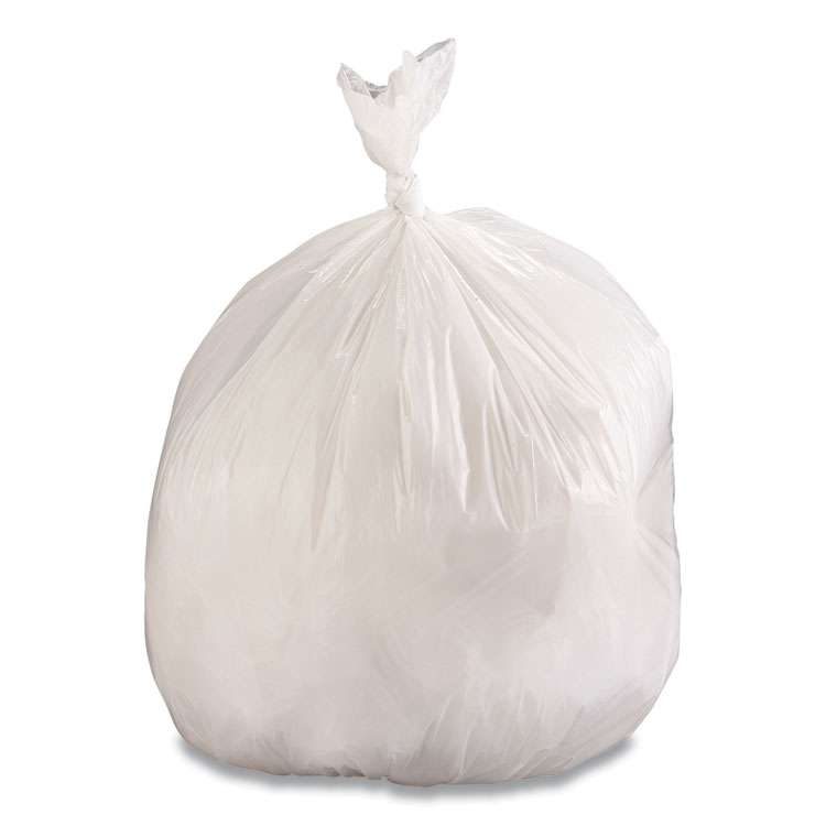 Aluf Plastics 20-30 Gallon Clear Trash Bags - (Huge 100 Pack) - 30 x