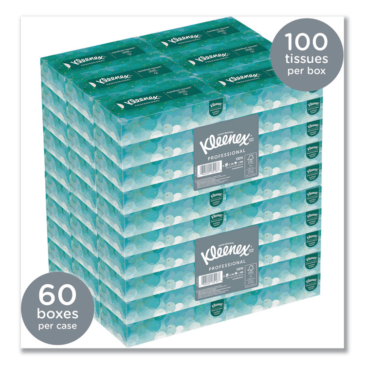 KCC13216 Kleenex® 13216 White Facial Tissue for Business, 2Ply