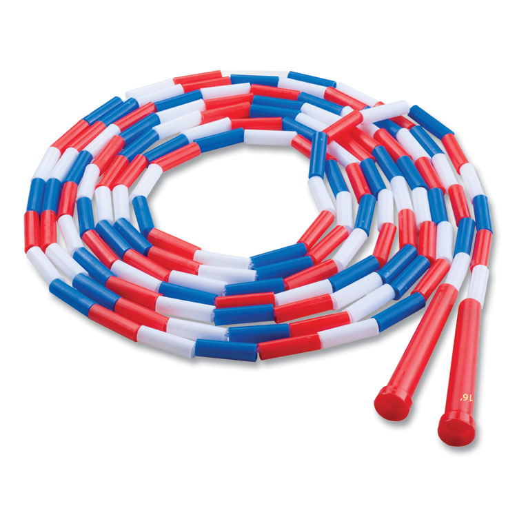 Champion Sports Braided Nylon Jump Ropes 8ft 6 Assorted-Color Jump Ropes/Set 
