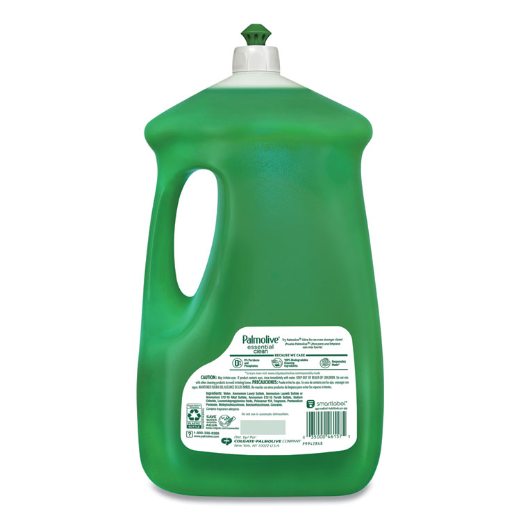 Dishwashing Liquid, Original Scent, Green, 90 oz Bottle, 4/Carton