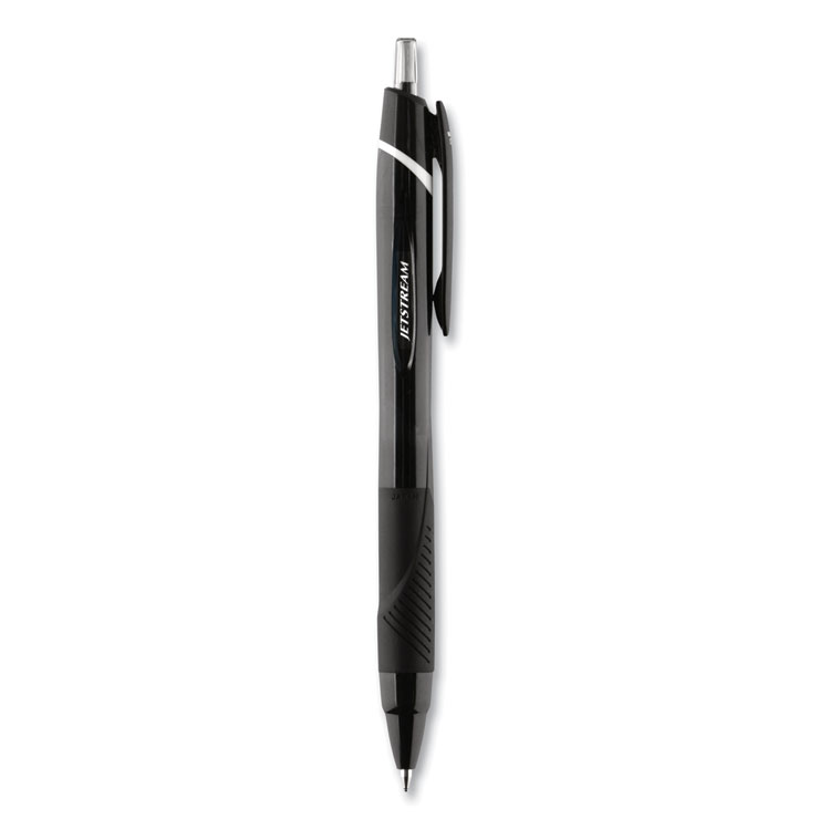 UBC33921, uniball® 33921 Jetstream Stick Ballpoint Pen, Bold 1 mm, Black  Ink, Black Barrel