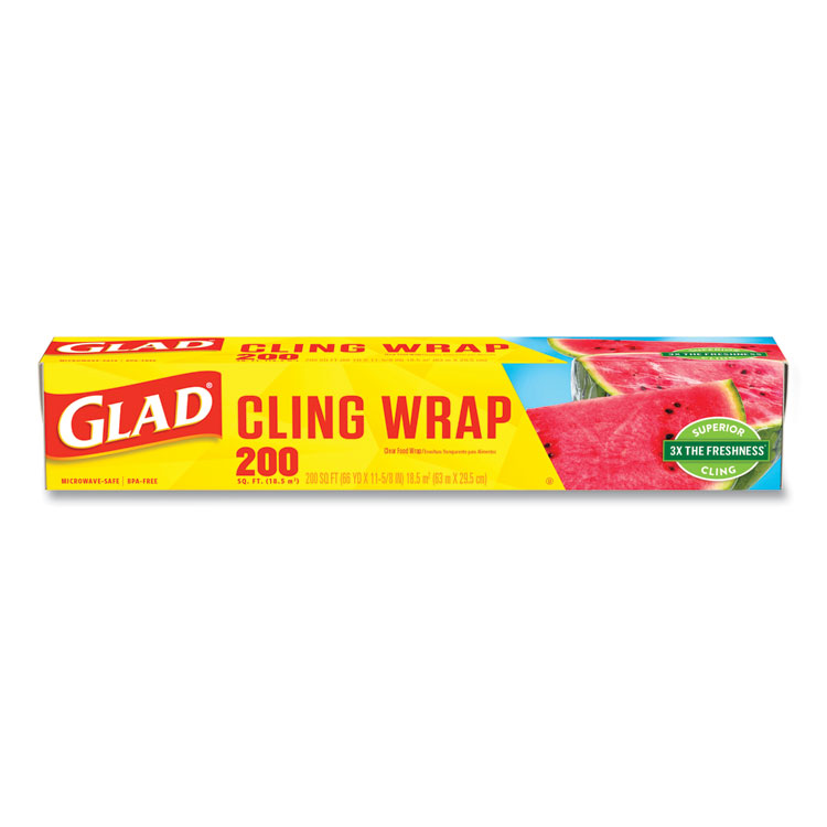 Glad Press'n Seal Plastic Food Wrap (140 sq. ft./roll, 2 rolls)