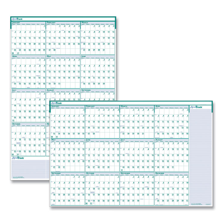 HOD392 CALENDAR,WALL ERASABLE