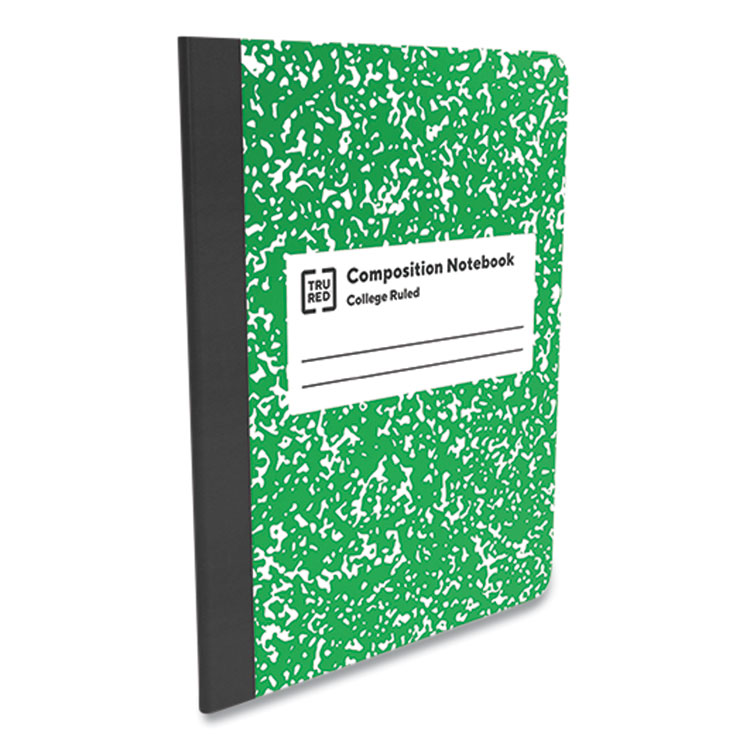 Composition Notebook, Medium/College Rule, Green Marble Cover, 9.75 x 7 ...