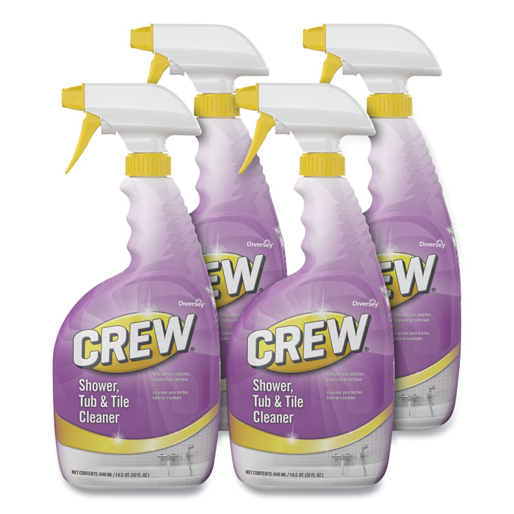 Picture of Crew Shower, Tub & Tile Cleaner, Liquid, 32 Oz, 4/carton